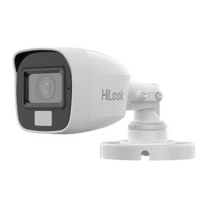 Cámara mini bala fija HiLook Turbo HD 2MP Dual Light con audio THC-B127-LPS