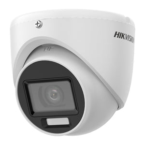 Cámara torreta fija Hikvision 3K audio luz híbrida inteligente DS-2CE76K0T-LMFS