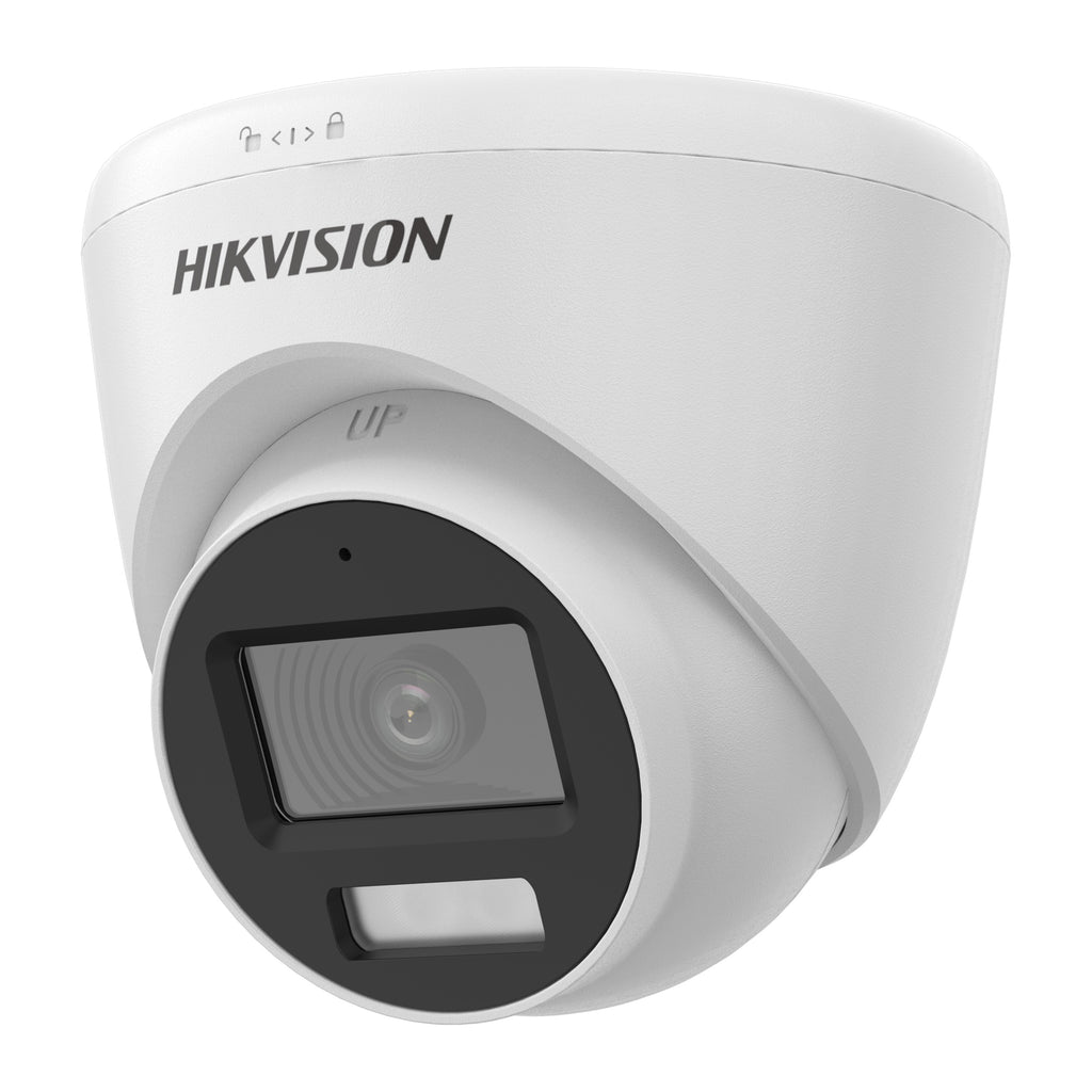 Cámara torreta fija Hikvision 3K audio luz híbrida inteligente DS-2CE78K0T-LFS