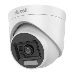 Cámara turret HiLook Turbo HD 2MP Dual Light audio THC-T127-LPS