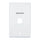 Placa embellecedora Hikvision rectangular americana 1 puerto RJ45 DS-1FPA1-A