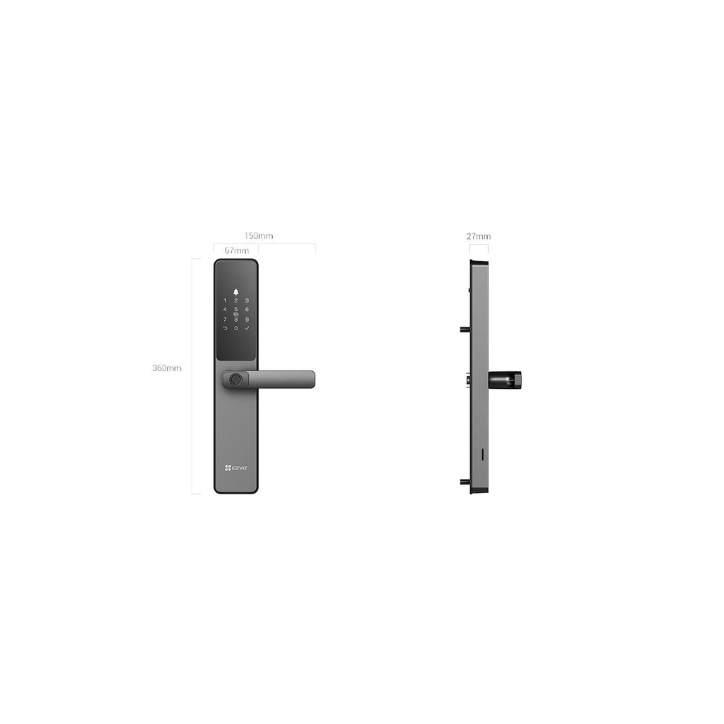 Cerradura Inteligente EZVIZ DL05 con Huella Dactilar