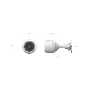 Cámara para hogar inteligente EZVIZ H3c Color WiFi 1080p