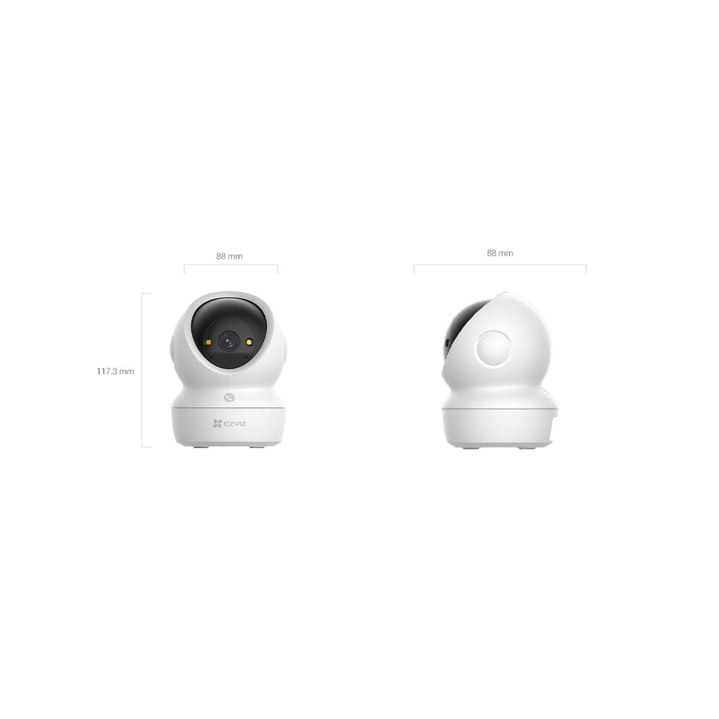 Cámara inteligente interior EZVIZ H6c G1 3K Wi-Fi panorámica e inclinación