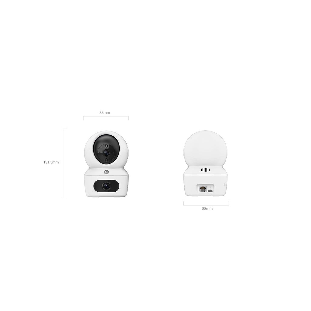 Cámara Wi-Fi doble lente EZVIZ H7c Dual 2K+ con pan/tilt