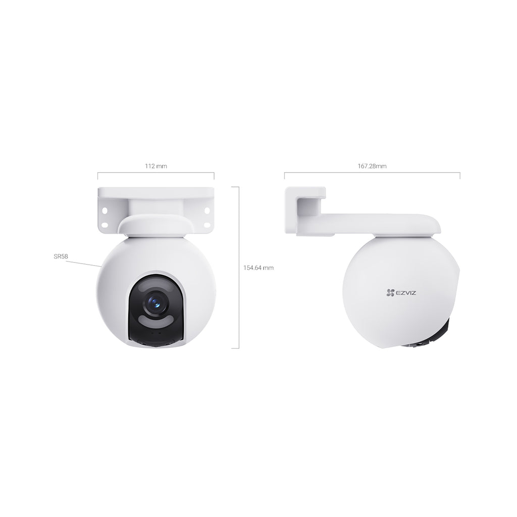 Cámara Wi-Fi con paneo e inclinación EZVIZ H8x 2K+ ColorFULL