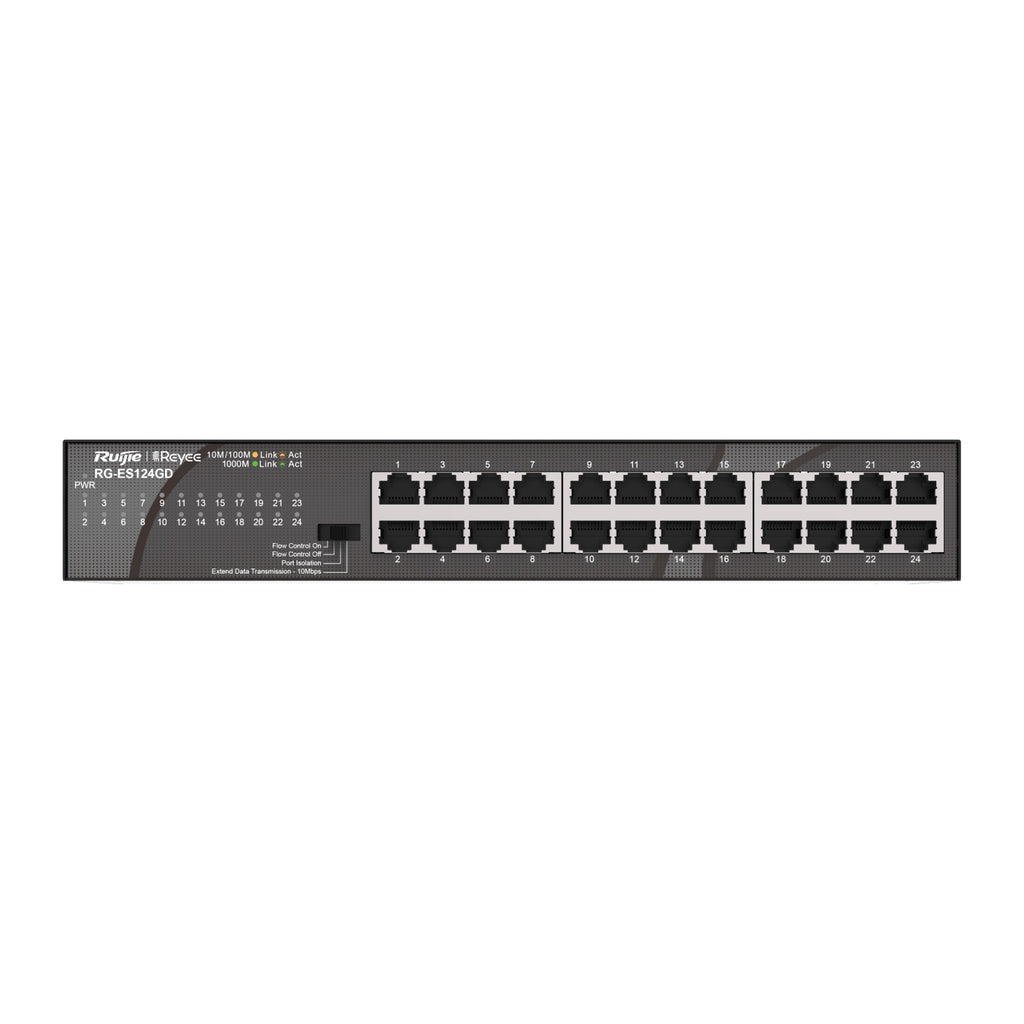 Switch no gestionado Ruijie Reyee RG-ES124GD 24 puertos Gigabit