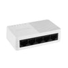 Switch Fast Ethernet plástico 5 puertos Hikvision Redes SOHO DS-3E0105D-O