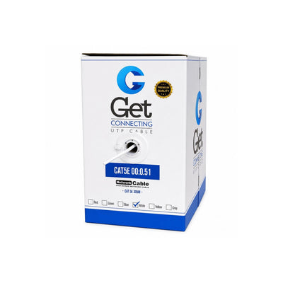 Cable UTP GET Cat 5E Interior Cobre 23 AWG 305 Metros