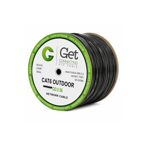 Cable UTP GET Cat 6E Exterior CCA Doble Cubierta UTP-6E-EXT-GET