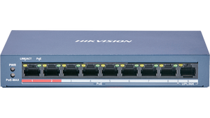 Conmutador POE no administrado Fast Ethernet de 8 puertos DS-3E0109P-E/M