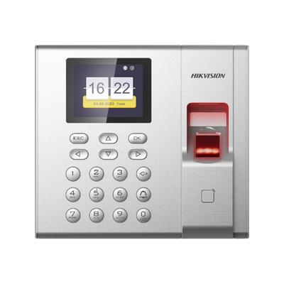 Terminal de asistencia de tiempo de huellas dactilares DS-K1T8003EF