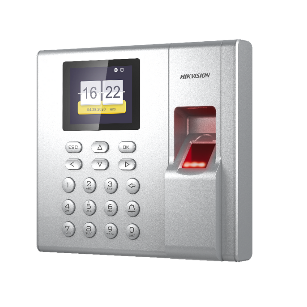 Terminal de asistencia de tiempo de huellas dactilares DS-K1T8003EF