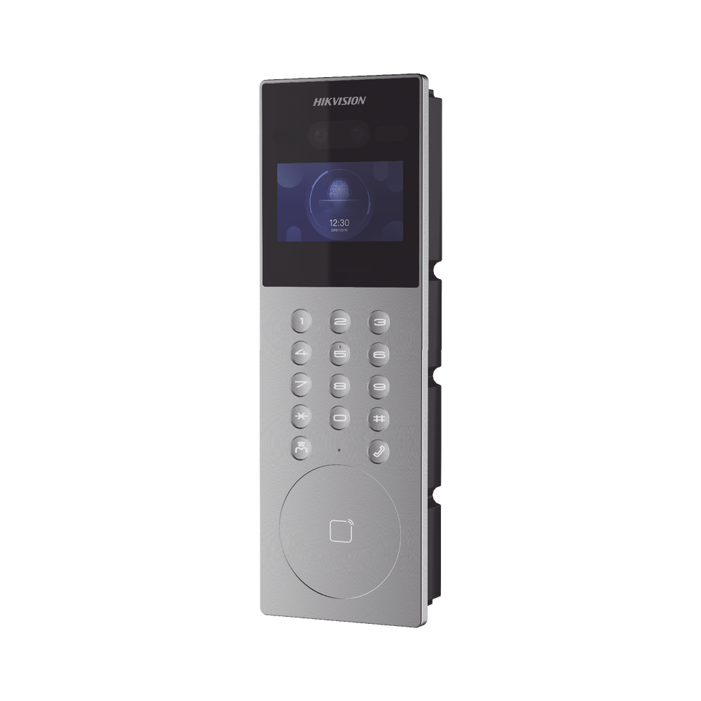 Videoportero IP Multiapartamento con Reconocimiento Facial Llamada a App HikConnectDS-KD9203-E6