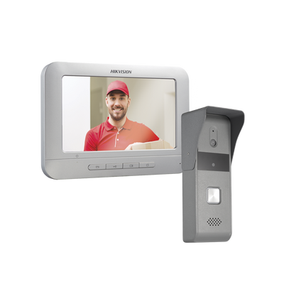 Kit de Videoportero Analógico con Pantalla LCD a Color de 7