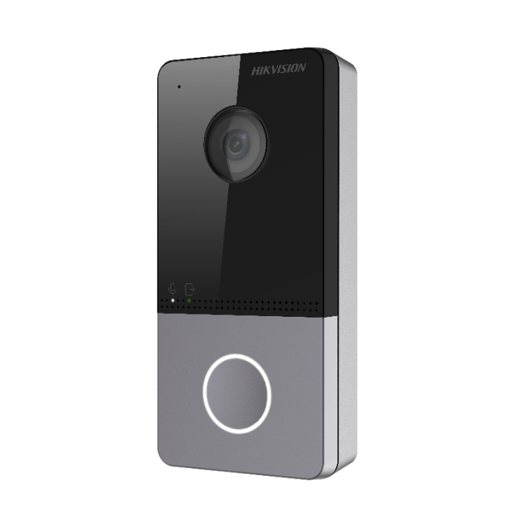 Videoportero IP 2 MP - PoE Estandar IP65 Soporta 1 Departamento y Hasta 6 monitores Tarjetas Mifare 1 Salida Relay DS-KV6113-WPE1