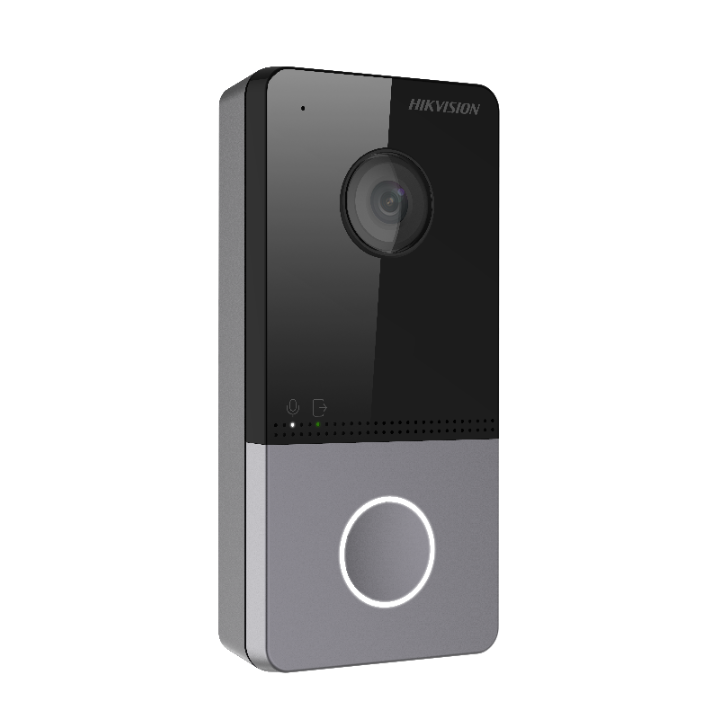 Videoportero IP 2 MP - PoE Estandar IP65 Soporta 1 Departamento y Hasta 6 monitores Tarjetas Mifare 1 Salida Relay DS-KV6113-WPE1