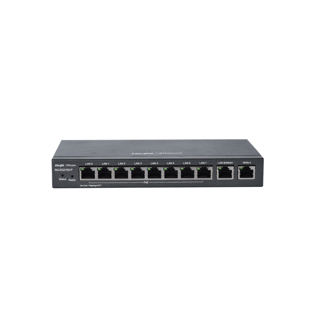 Router PoE Gigabit de 10 puertos administrado en la nube EG210G-P